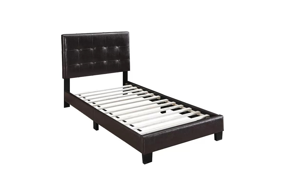 Bed – Adjustable Headboard – Brown (F9566)