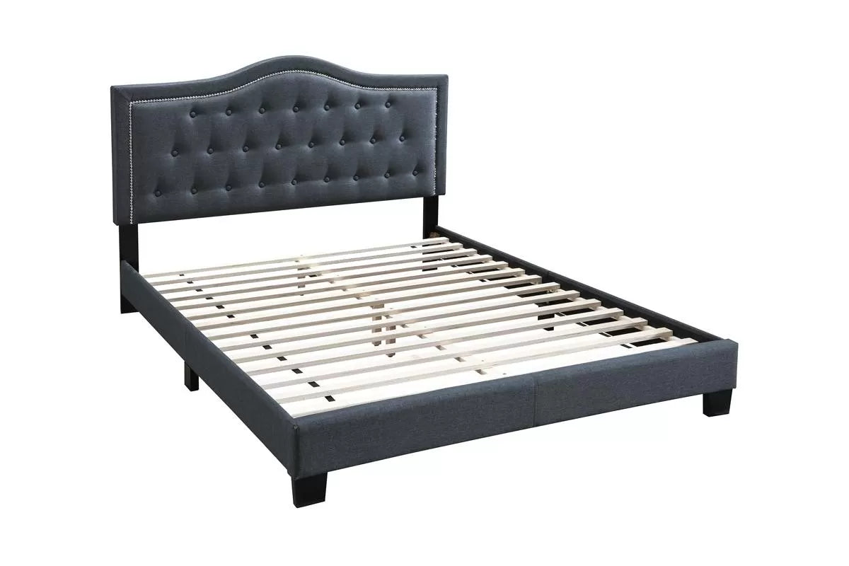 Bed – Adjustable Headboard – Charcoal (F9569)