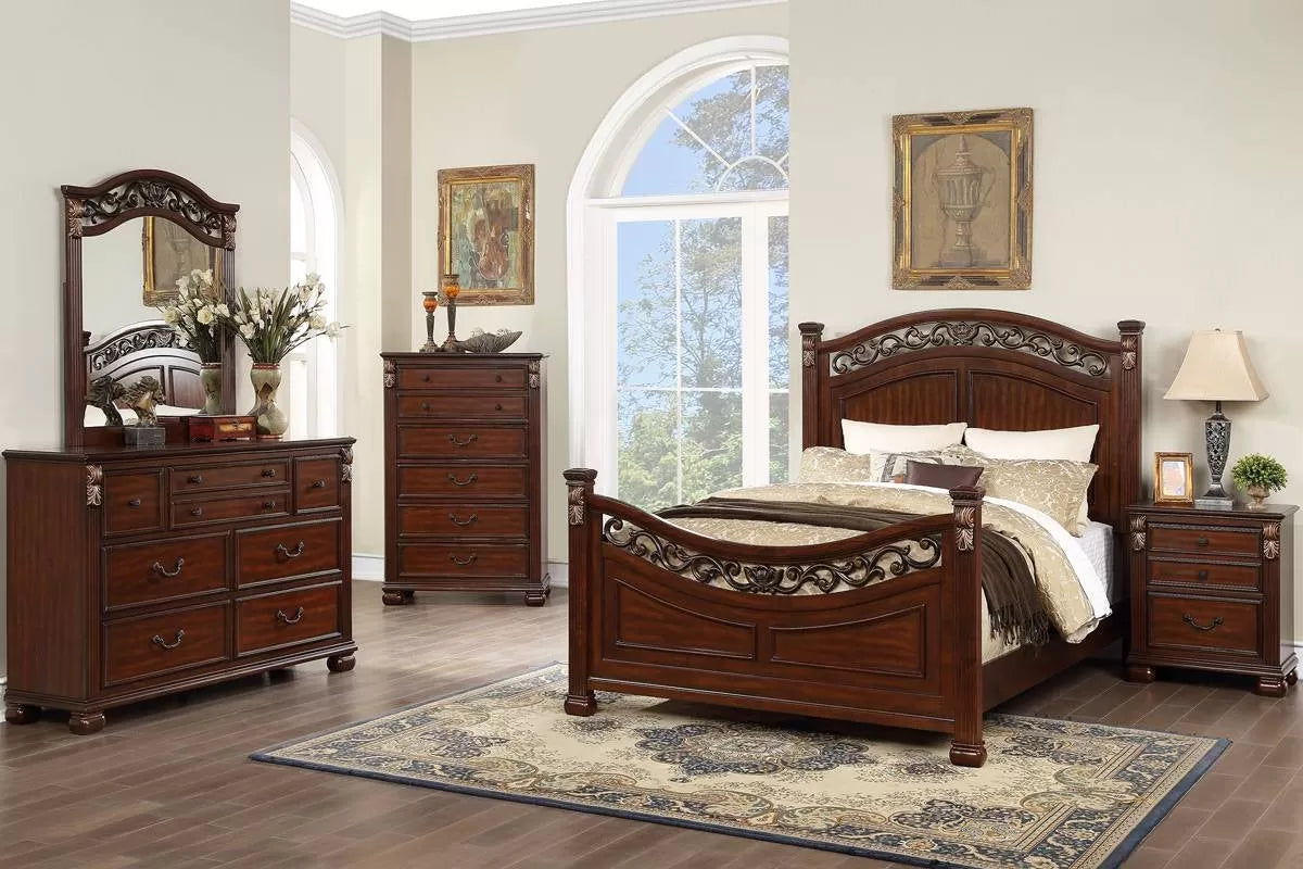 Bed – Dark Cherry (F9584)