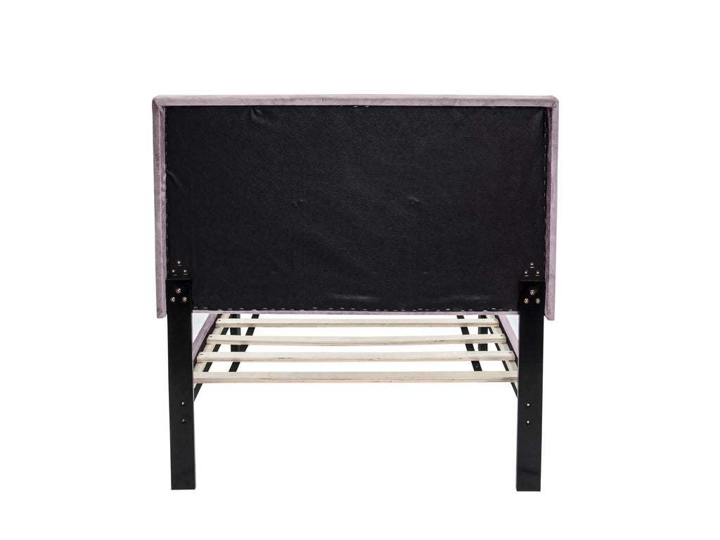 Bed – Adjustable Headboard – Light Pink (F9630)