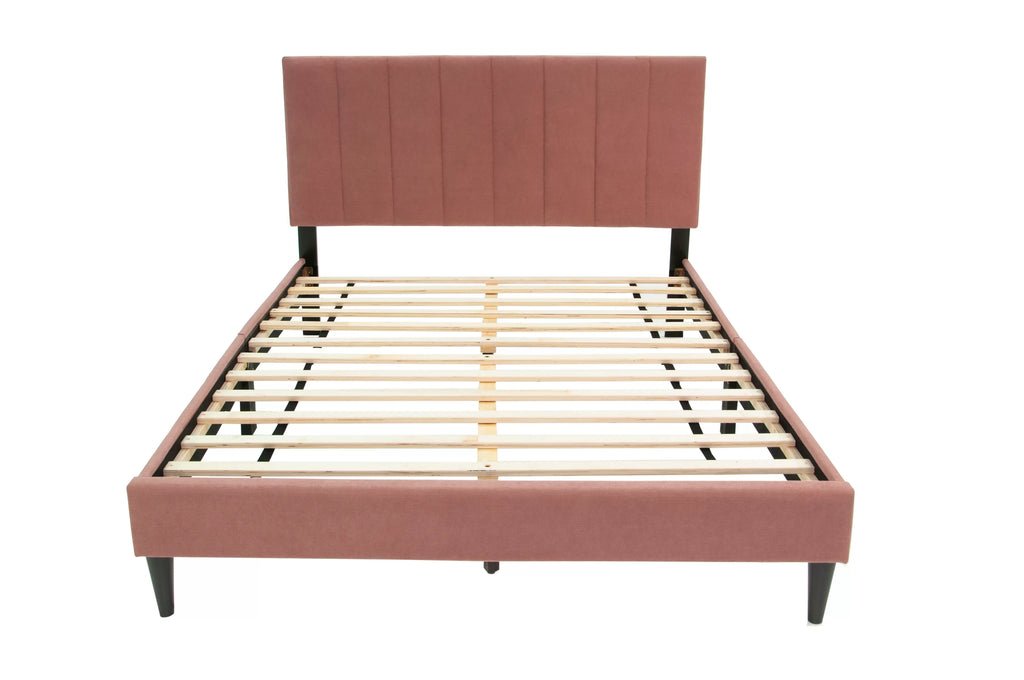 Bed – Adjustable Headboard – Pink (F9639)