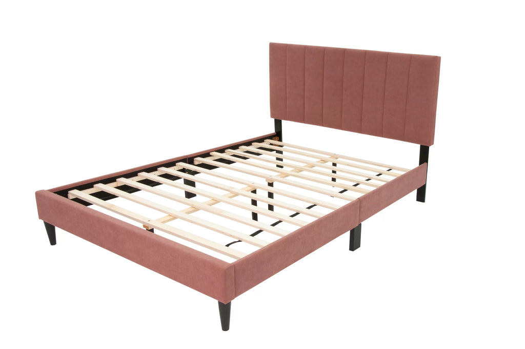 Bed – Adjustable Headboard – Pink (F9639)