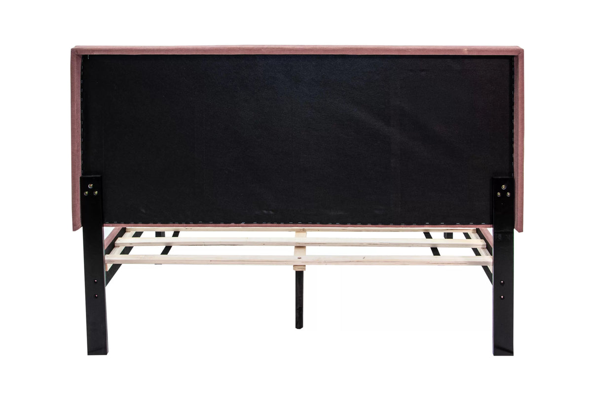 Bed – Adjustable Headboard – Pink (F9639)