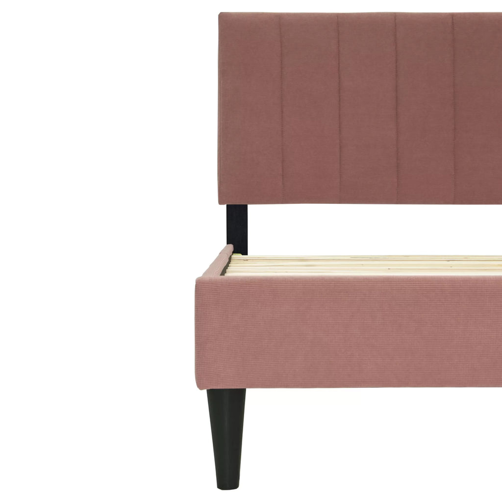 Bed – Adjustable Headboard – Pink (F9639)