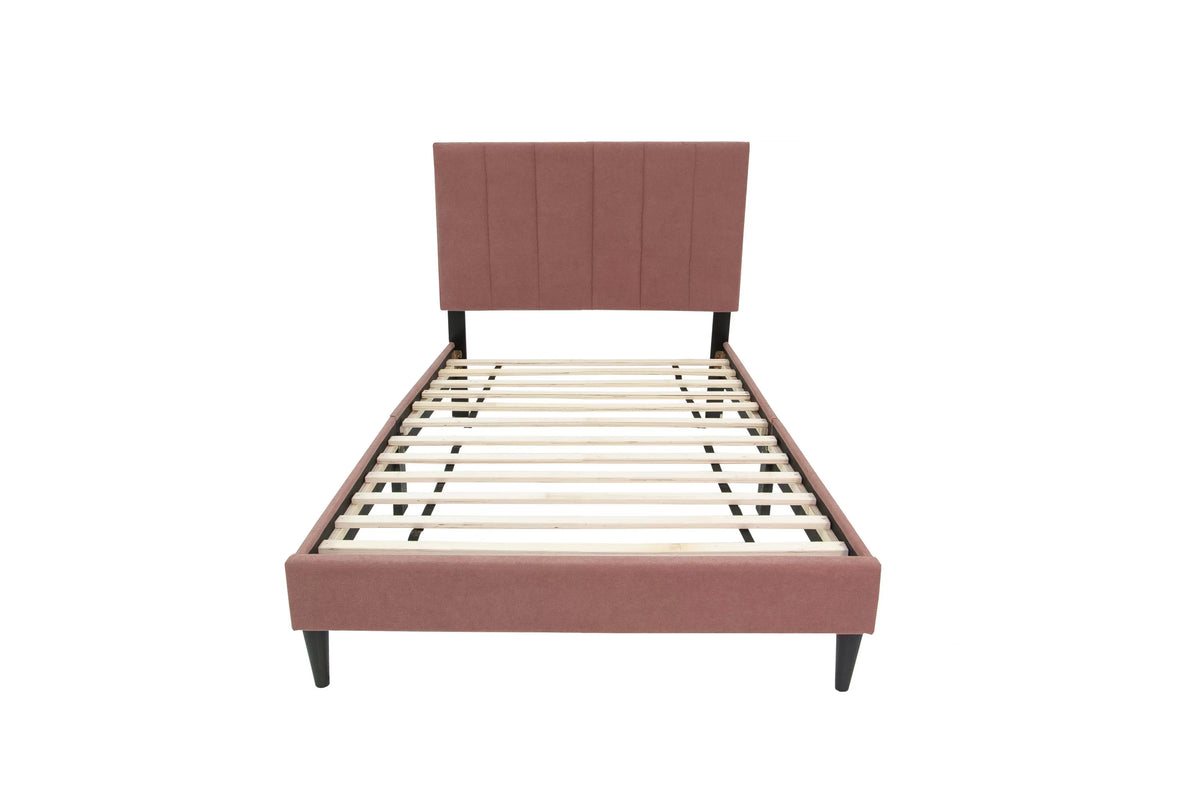 Bed – Adjustable Headboard – Pink (F9639)