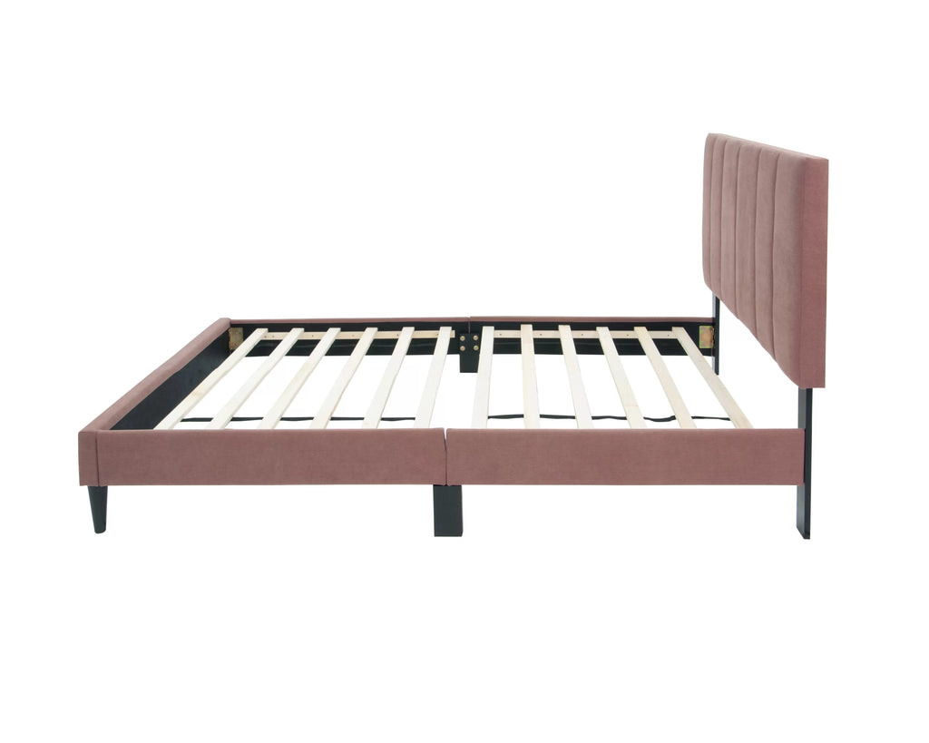 Bed – Adjustable Headboard – Pink (F9639)