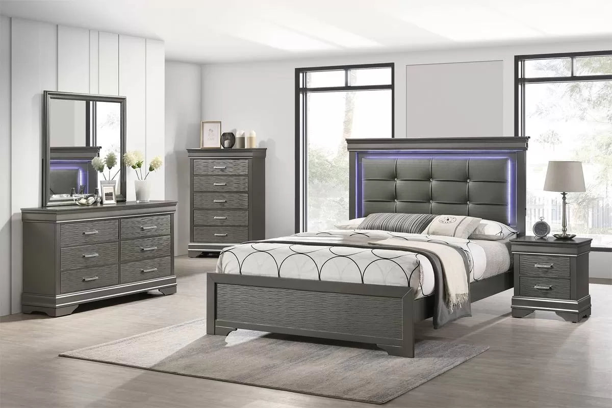 Bed – Built-In LED Lights (F9641)