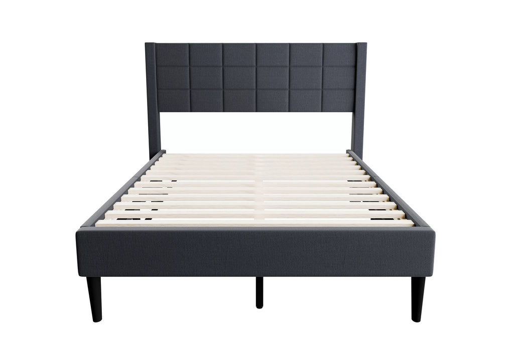 Bed – Platform Bed – Charcoal (F9650)