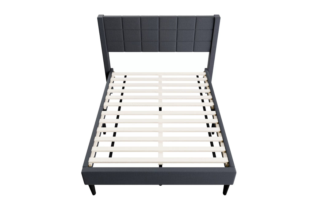Bed – Platform Bed – Charcoal (F9650)