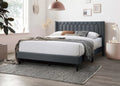 Bed – Platform Bed – Charcoal (F9652)
