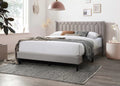 Bed – Platform Bed – Light Brown (F9653)