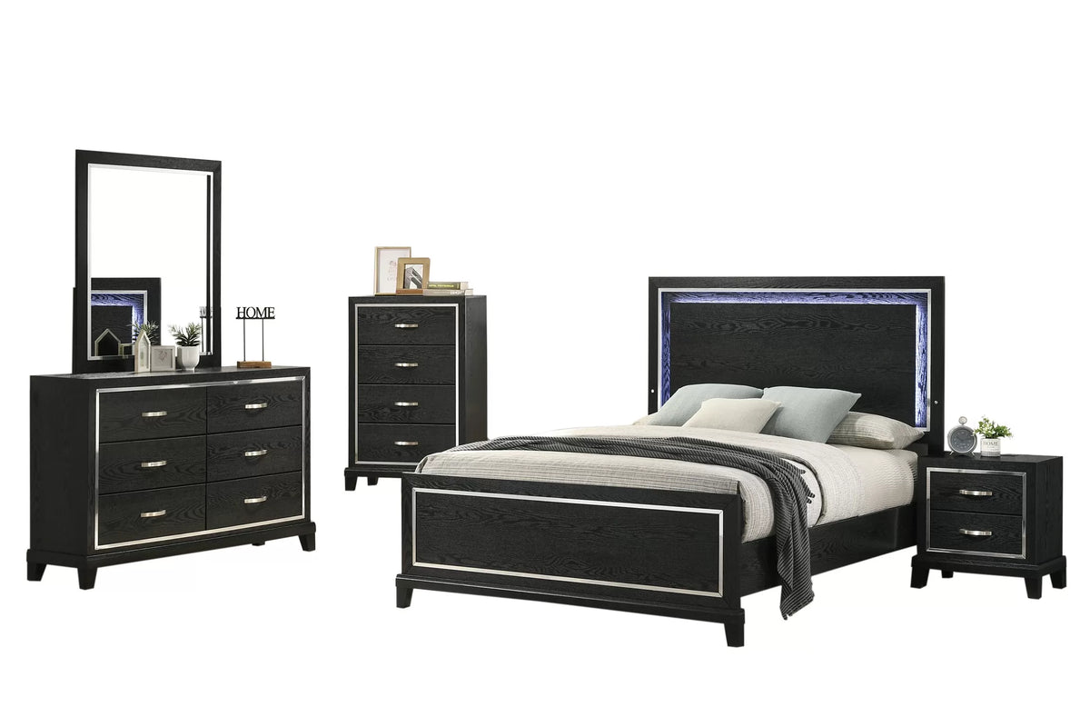 Bed – Built-In LED Lights (F9672)