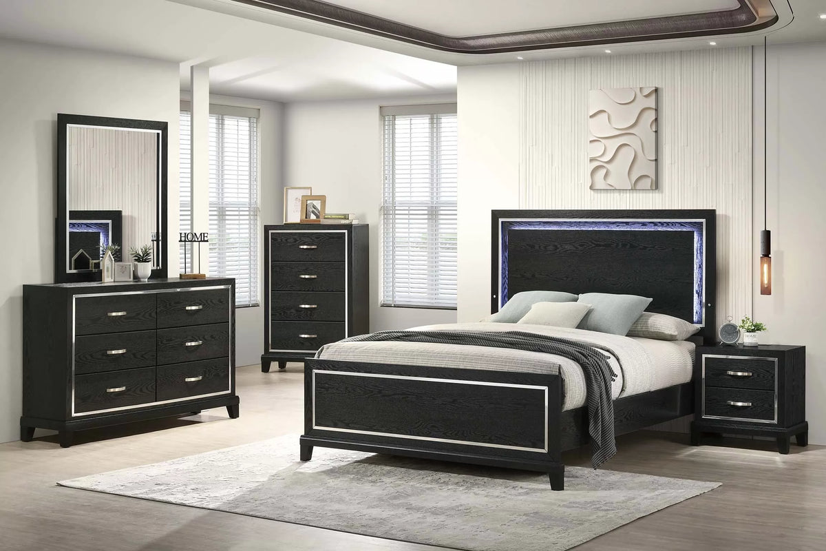 Bed – Built-In LED Lights (F9672)