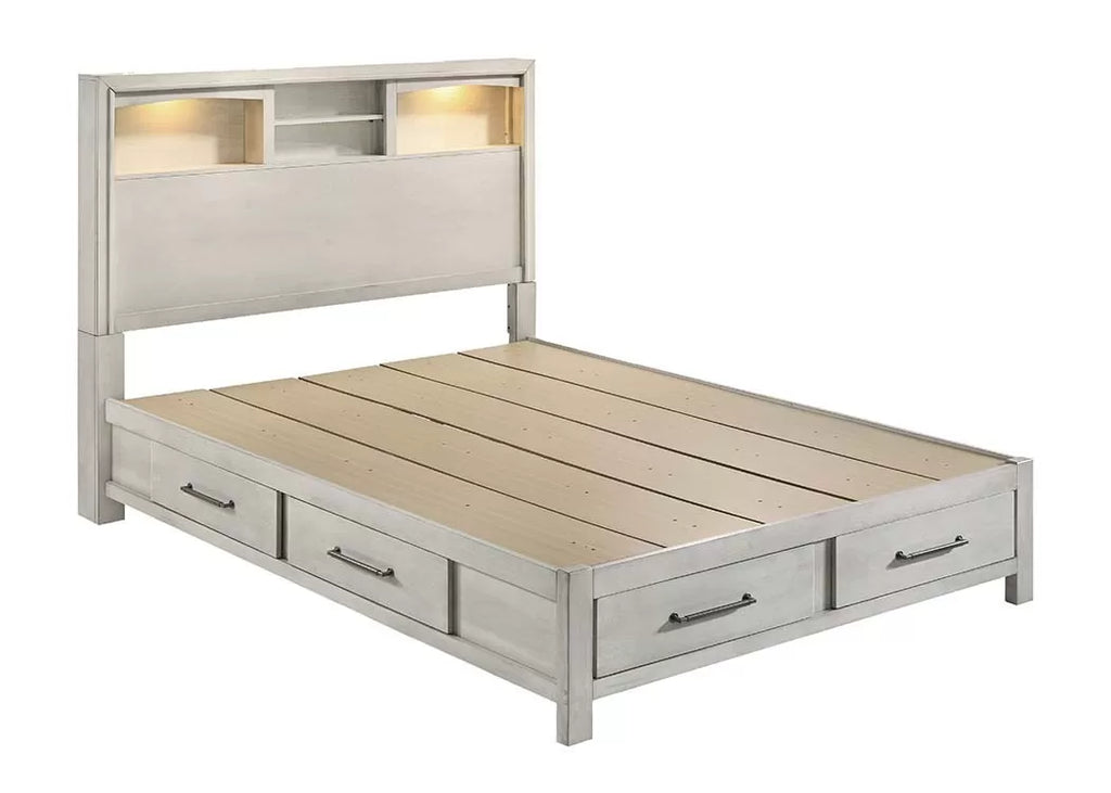 Bed – Platform Bed W/ Built-In LED Lights (F9674)