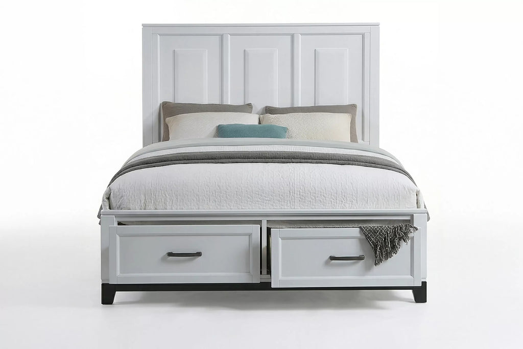 Bed – Platform Bed + Underbed Drawers (F9684)