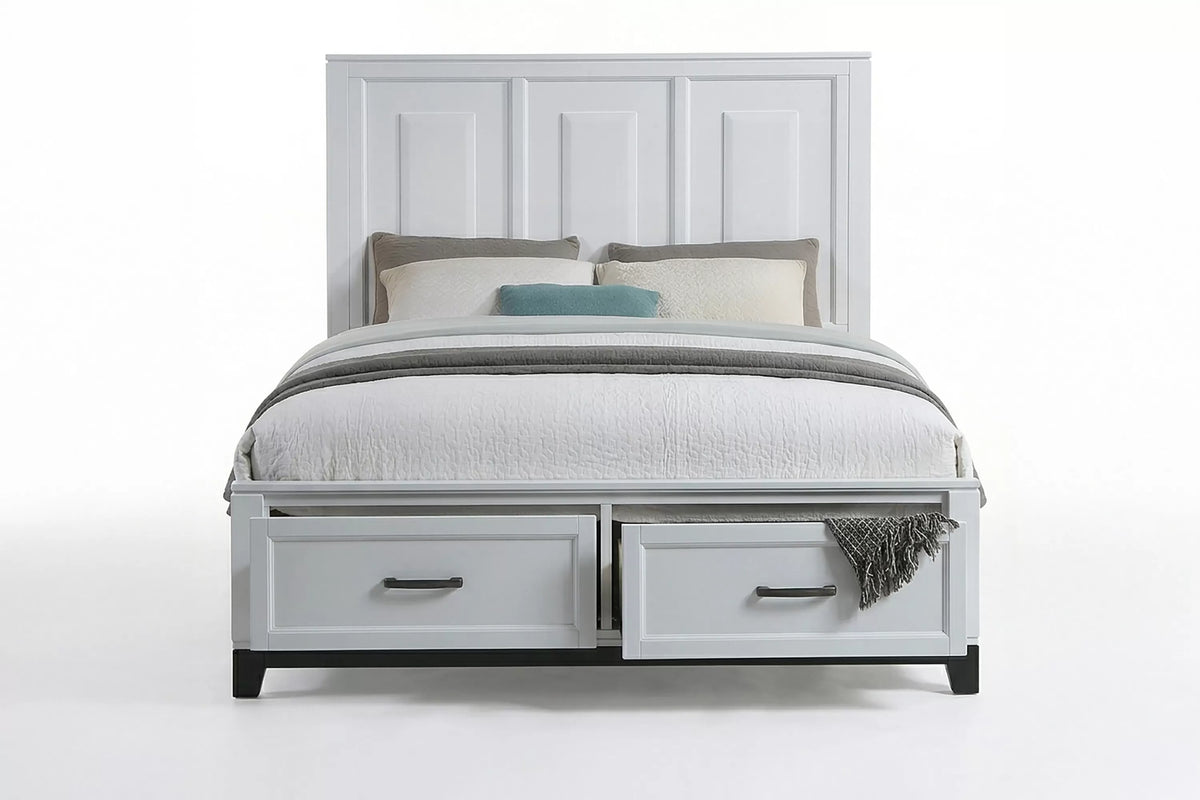 Bed – Platform Bed + Underbed Drawers (F9684)