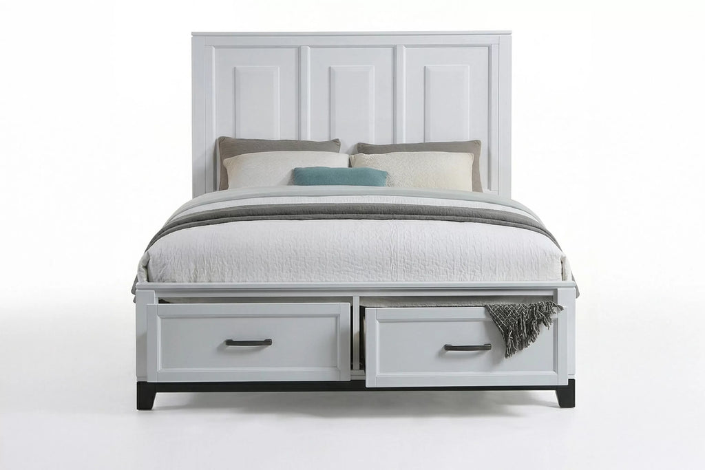 Bed – Platform Bed + Underbed Drawers (F9684)