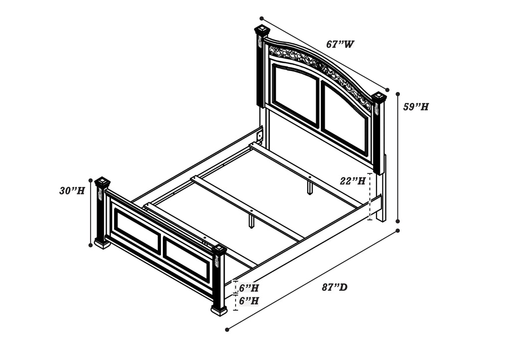 Bed (F9687)