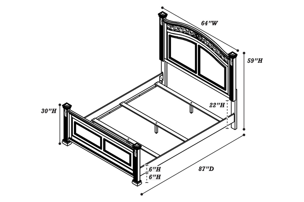 Bed (F9687)