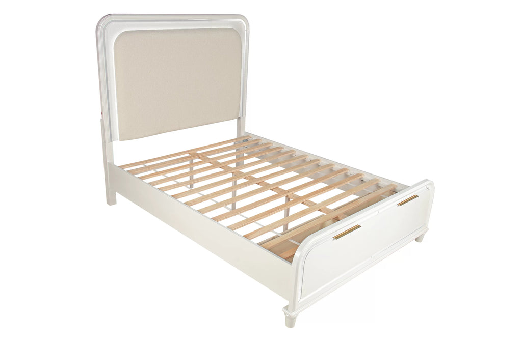 Bed – Platform Bed W/ Built in LED Lights + Underbed Drawers (F9689)