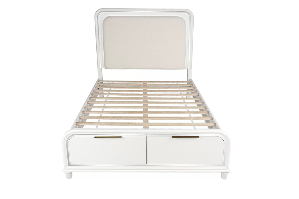Bed – Platform Bed W/ Built in LED Lights + Underbed Drawers (F9689)