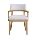 Kasem - Arm Chair (Set of 2) - Gorge Fabric & Oak