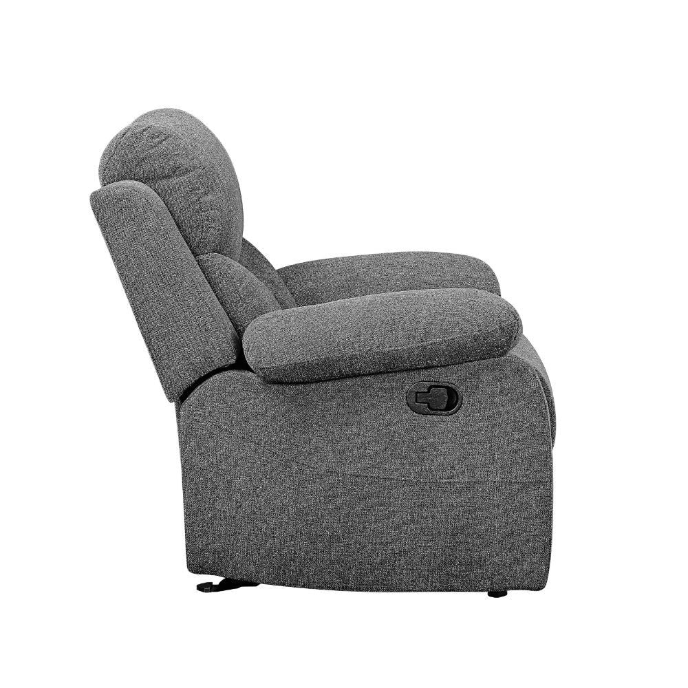 Kalen - Motion Glider Recliner - Gray Chenille