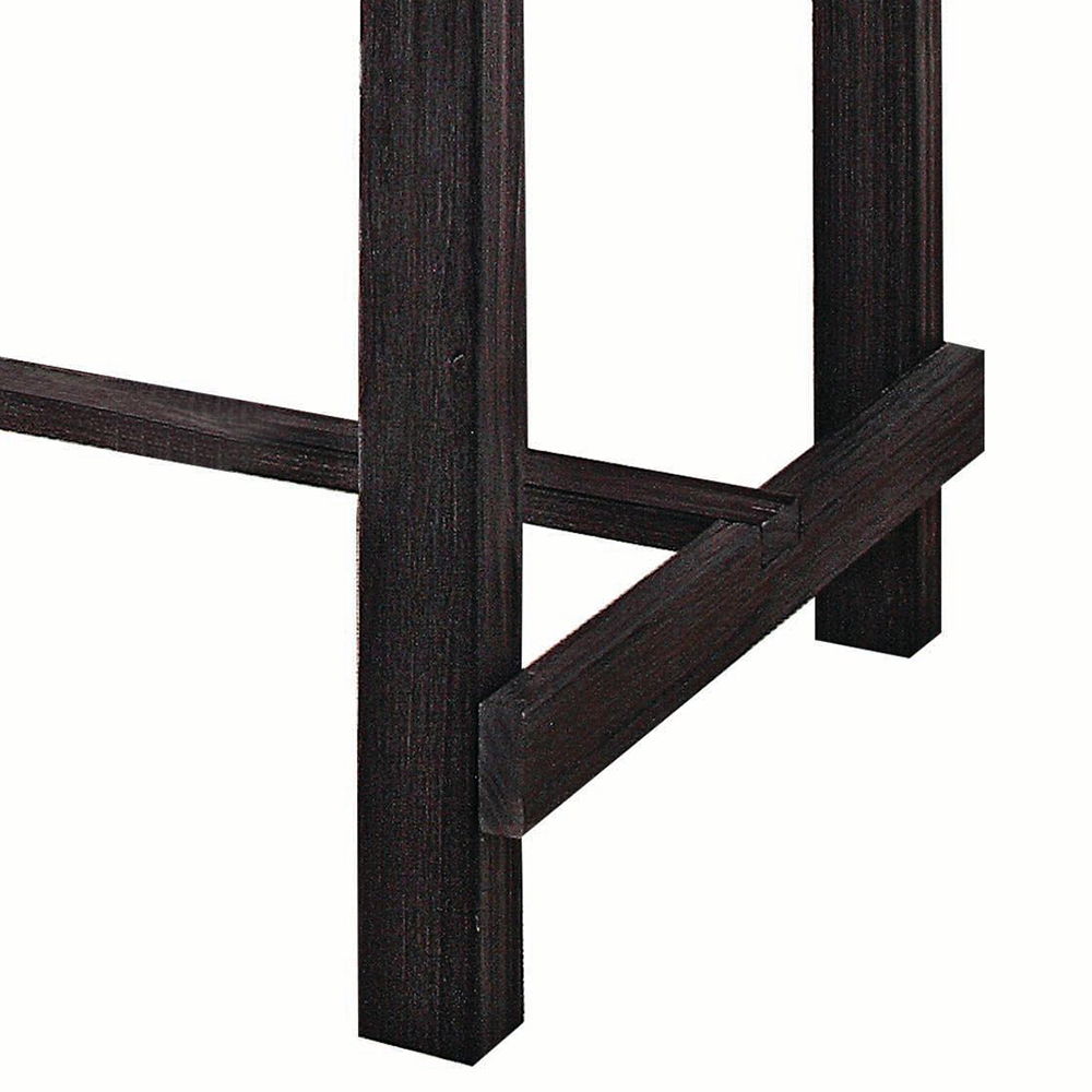 Yelena - Counter Height Table With Marble Top - Marble Top & Weathered Espresso