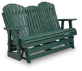 Shell Beach - Loveseat Glider - Green