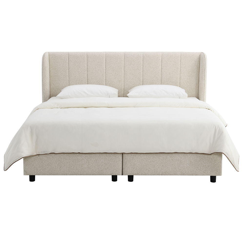 Adonia - Queen Bed With Storage - Beige