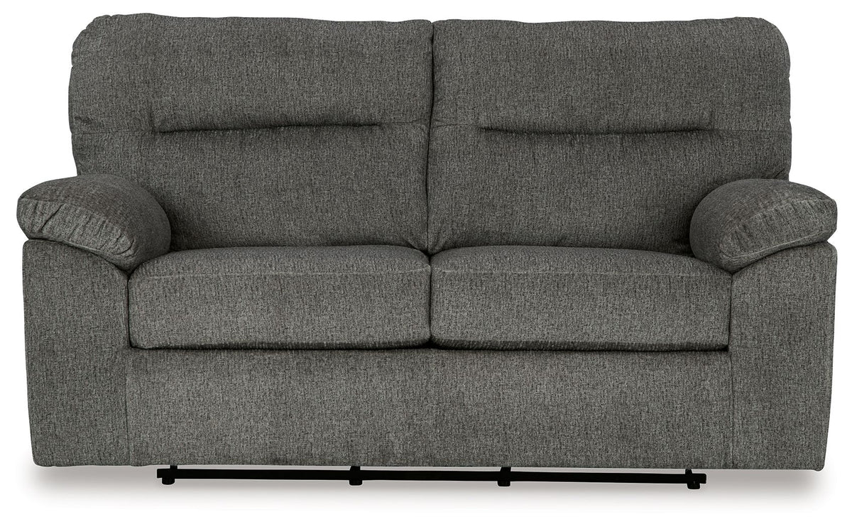 Bindura - Glider Loveseat - Mineral