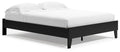 Finch - Queen Platform Bed - Black