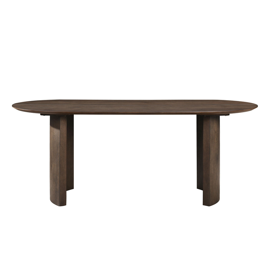 Kody - Oval Dining Table - Dark Walnut