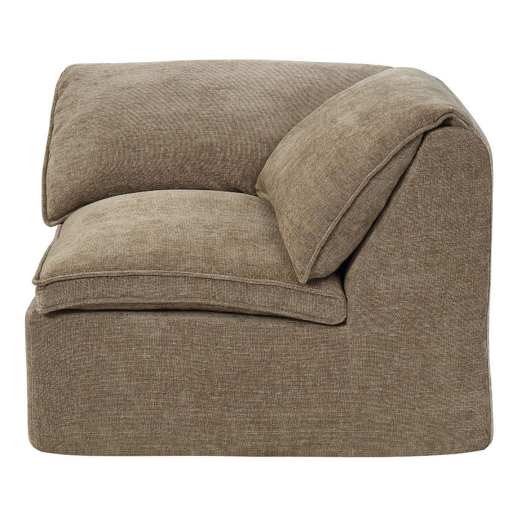 Almano - Modular Wedge - Light Brown Chenille