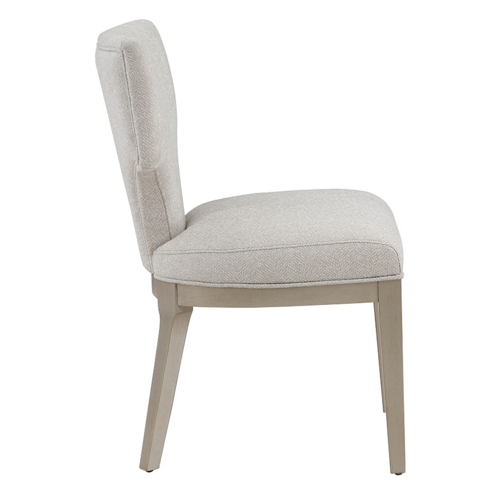 Kasa - Side Chair (Set of 2) - Linen & Champagne