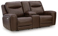Gravier - Power Reclining Loveseat With Console / Adjustable Headrest - Cordova