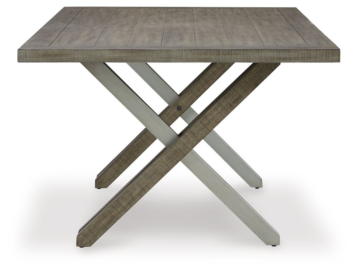 Krystanza - Rectangular Dining Room Table - Weathered Gray