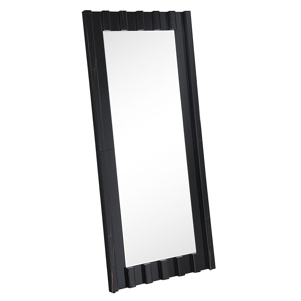 Dara - Floor Mirror - Black