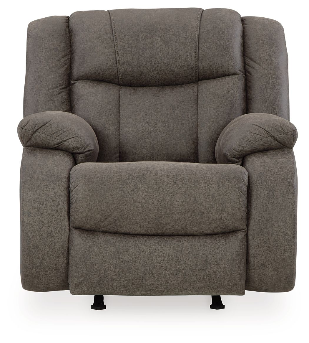First Base - Rocker Recliner - Gunmetal