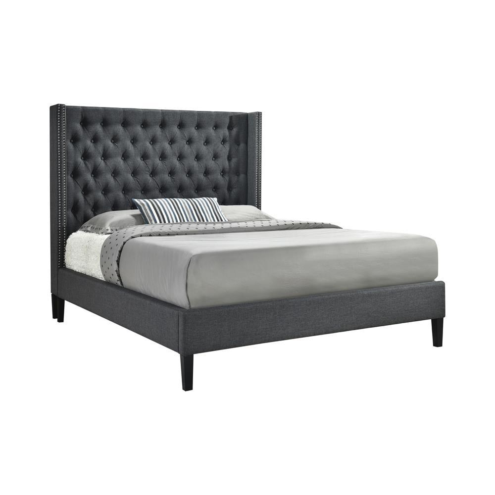Summerset - Button Tufted Upholstered Bed