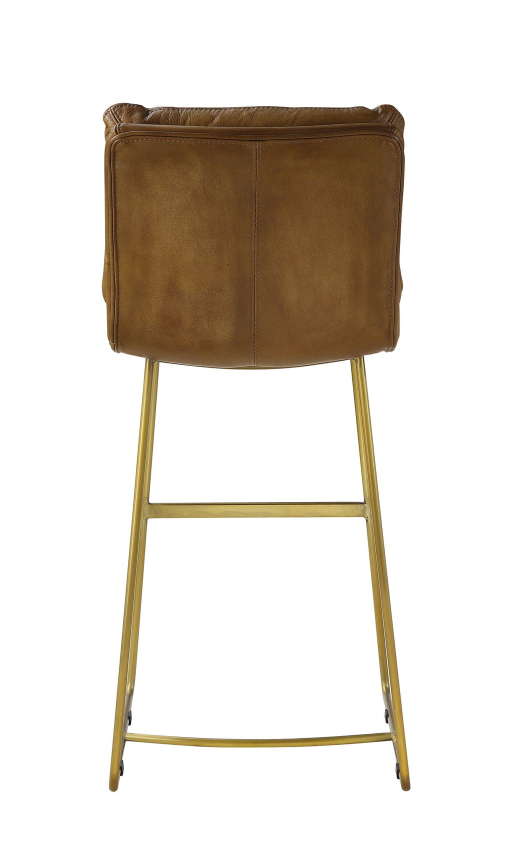 Alsey - Bar Chair - Saddle Brown Top Grain Leather