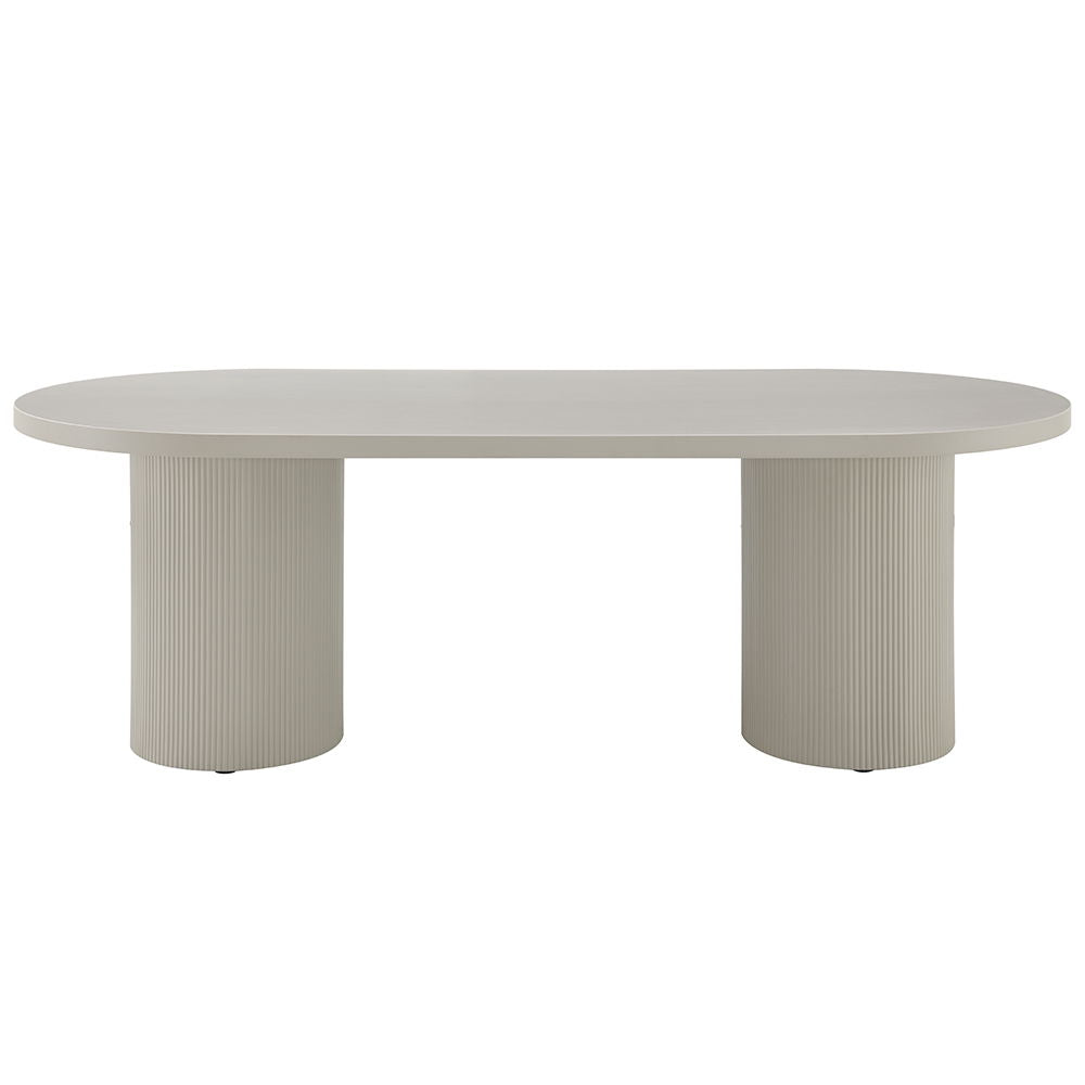 Laela - Dining Table - Bone White