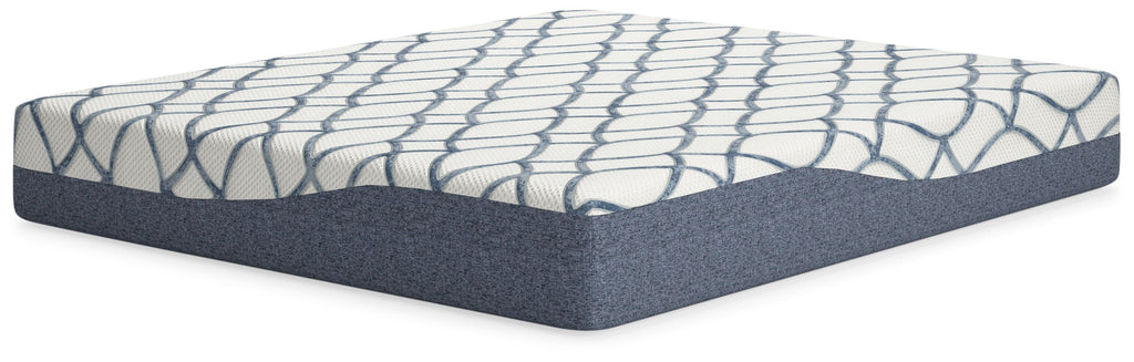 12 Inch Chime Elite 2.0 - California King Mattress - White / Blue