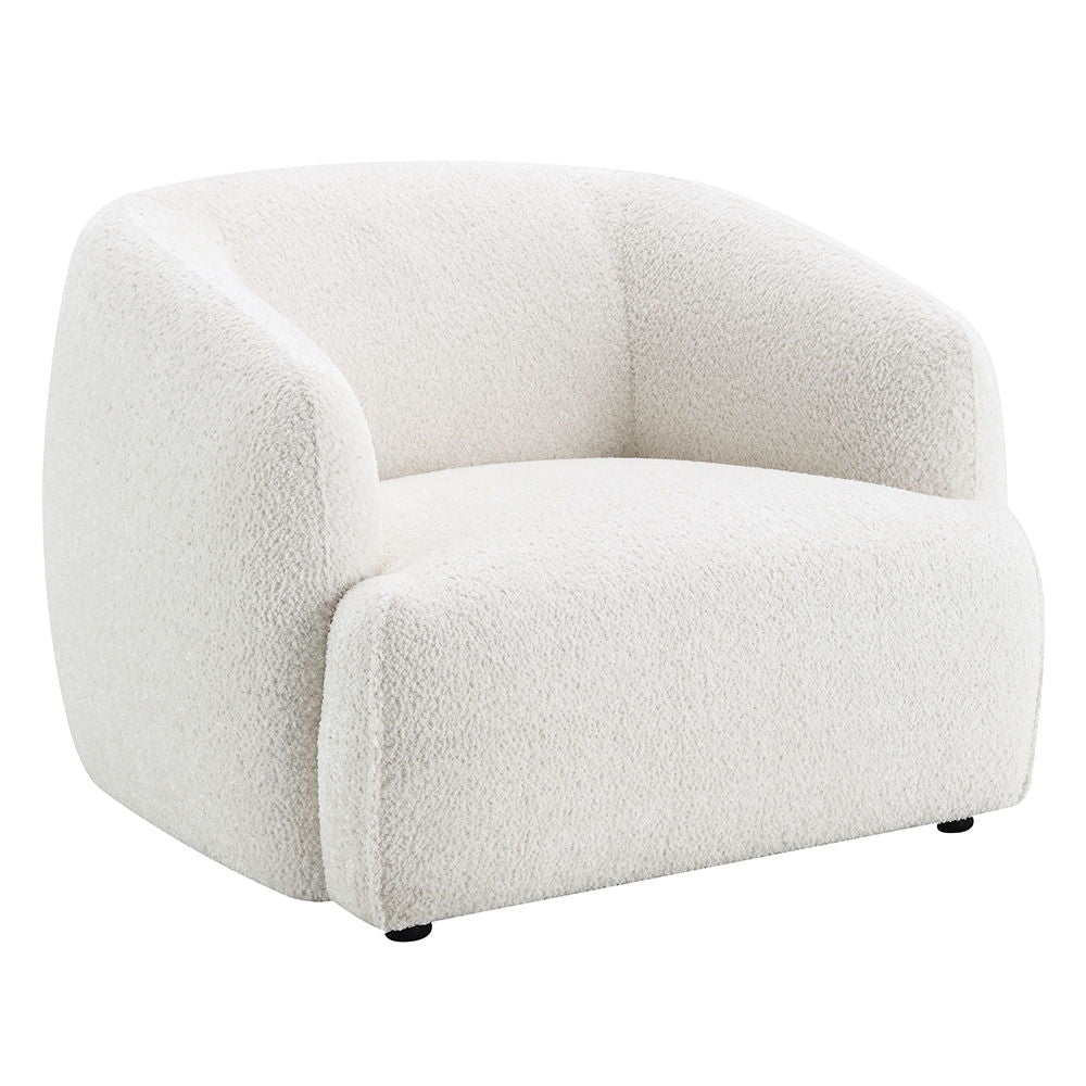 Lucifer - Chair - White Shimmer Chenille