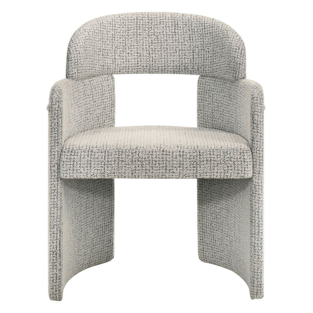 Kyree - Arm Chair (Set of 2) - Chenille & Walnut