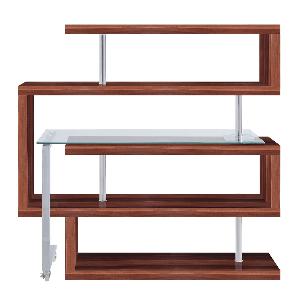 Buck II - Writing Desk With Bookshelf