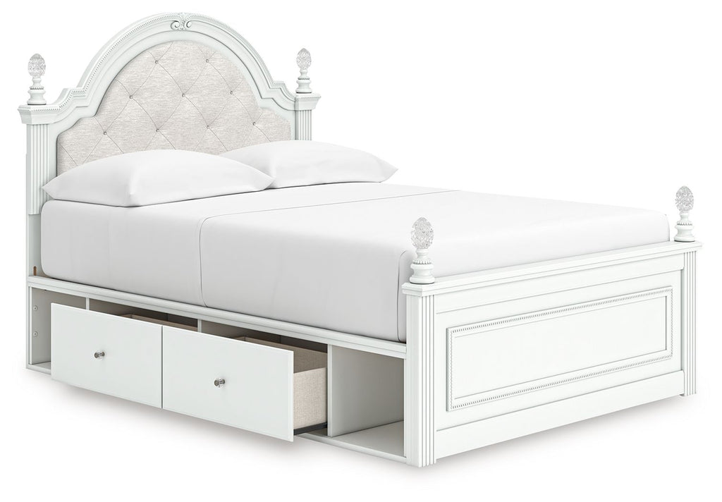 Kozlani - Upholstered Panel Storage Bed
