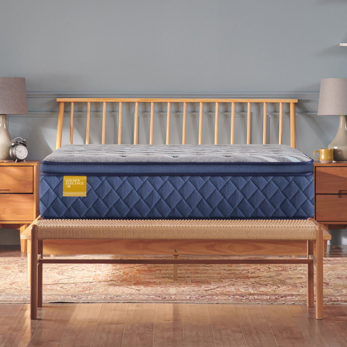 Golden Elegance - Bridgerton Soft Euro Pillow Top Mattress