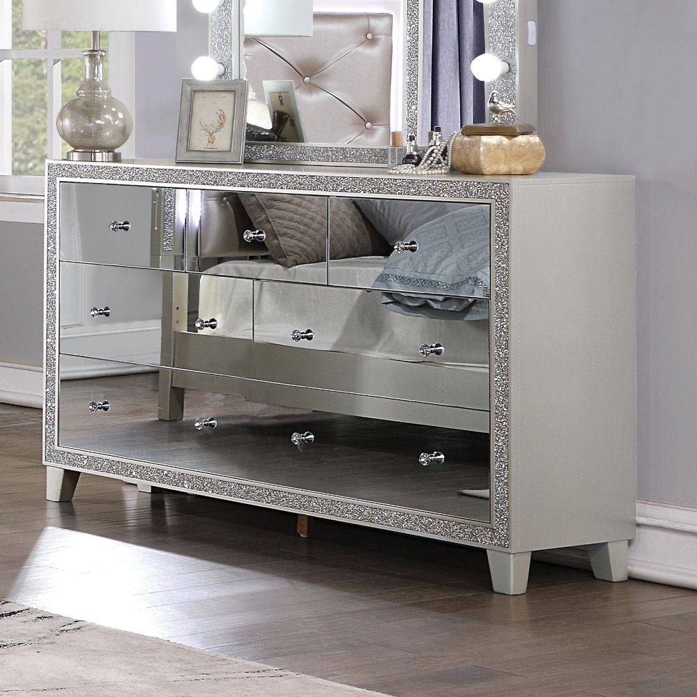 Sliverfluff - Dresser - Mirrored & Champagne
