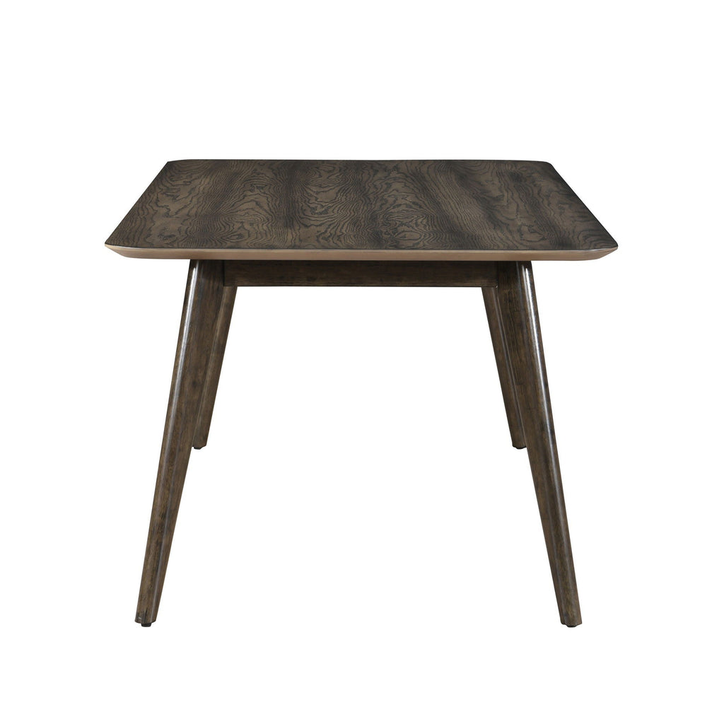 Rex - 72" Fixed Top Rectangle Dining Table - Walnut Brown